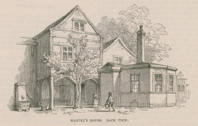 Andrew Marvels hus, Highgate af Frederick William Fairholt
