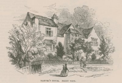 Andrew Marvels hus, Highgate, London af Frederick William Fairholt