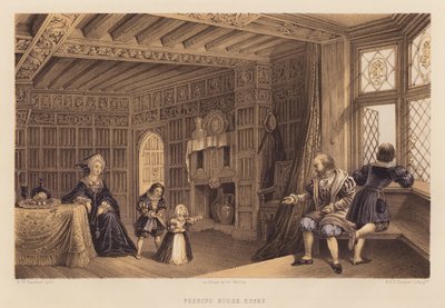Feering House, Essex (akvatint) af Frederick William Fairholt