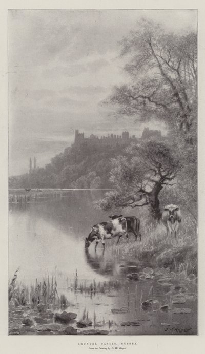 Arundel Castle, Sussex af Frederick William Hayes