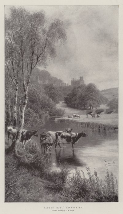 Haddon Hall, Derbyshire af Frederick William Hayes