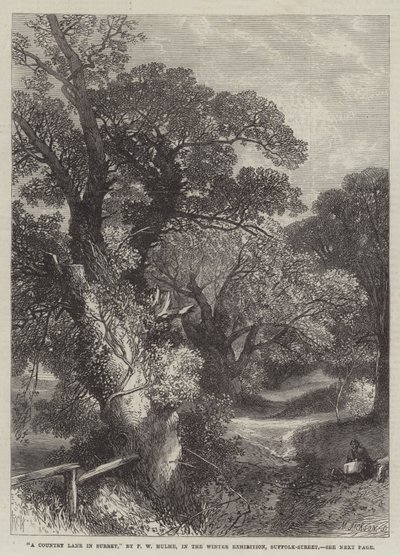 En landevej i Surrey af Frederick William Hulme