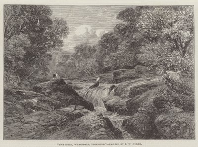 The Strid, Wharfdale, Yorkshire af Frederick William Hulme