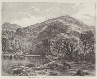 Den rolige time, en scene i Nordwales af Frederick William Hulme