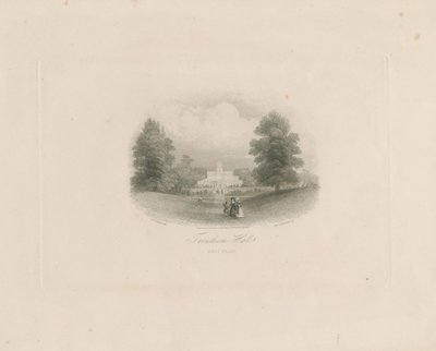 Trentham Hall: gravering (vignetteret), nd [c 1843] (tryk) af Frederick William Hulme