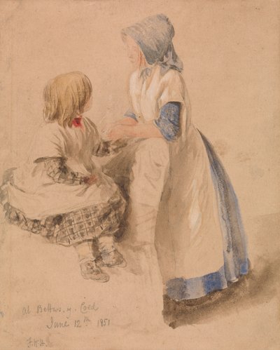 walisiske børn af Frederick William Hulme