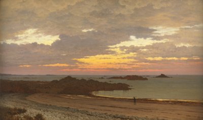 Aften ved kysten, 1887 af Frederick William Meyer
