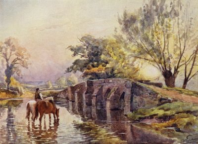 Hampton-in-Arden, Packhorse Bridge af Frederick William Newton Whitehead