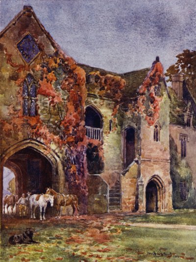 The Old Gateway, Stoneleigh Abbey af Frederick William Newton Whitehead