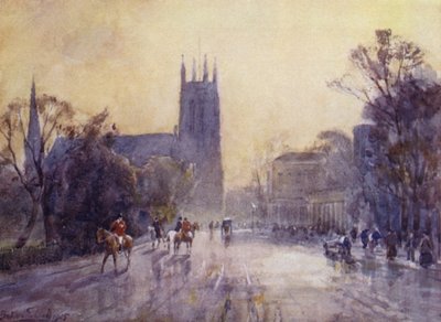 Sognekirken og pumpesalen, Leamington af Frederick William Newton Whitehead