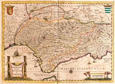 Andalusien, Spanien af Frederick de Wit