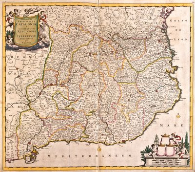 Catalonien, Spanien af Frederick de Wit