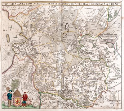 Drenthe, Overijssel, Holland af Frederick de Wit