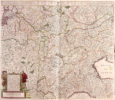 Østfrankrig, Belgien, Schweiz, Vesttyskland, Norditalien af Frederick de Wit