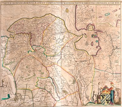 Groningen, Drenthe, Holland af Frederick de Wit