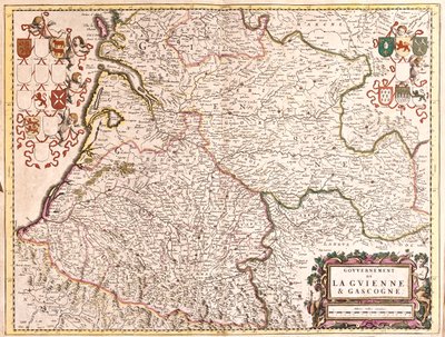 Guyenne, Gascogne, Frankrig af Frederick de Wit