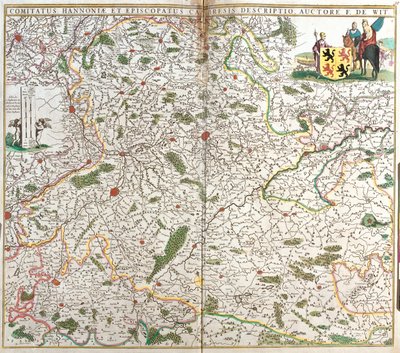 Vallonien, Nord-Pas-de-Calais, Belgien, Frankrig af Frederick de Wit