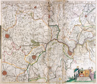 Zeeland, den flamske region, Bruxelles-regionen, Holland, Belgien af Frederick de Wit