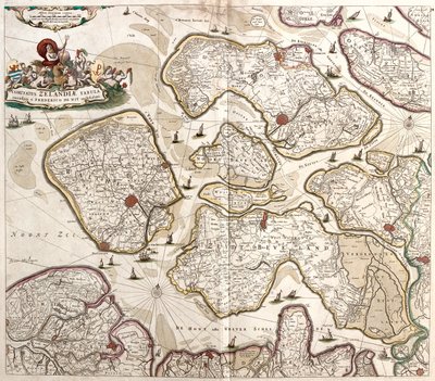 Zeeland, Holland af Frederick de Wit