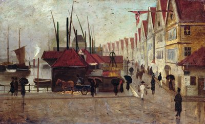 Kajen i Bergen af Frederik Collett