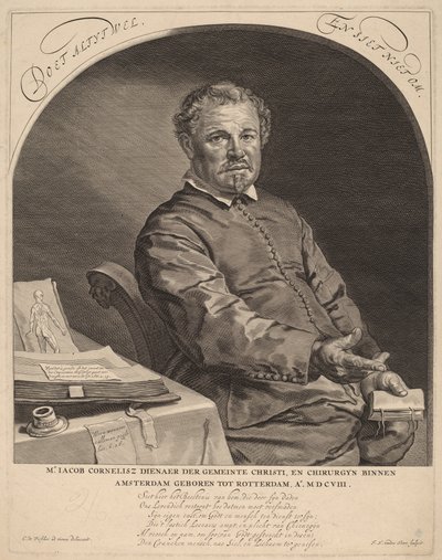 Jacob Cornelius af Frederik Hendrik van den Hove after Cornelis Visscher