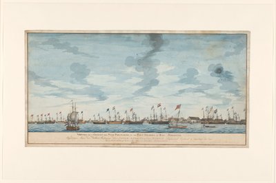 Udsigt over byen Paramaribo af Frederik Jägerschiöld (signed by artist)