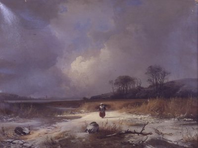 Vinterlandskab af Frederik Rohde