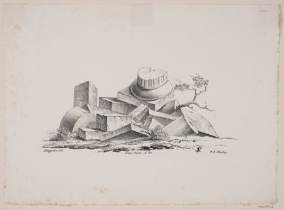 Arkitektonisk motiv af Frederik Schepelern