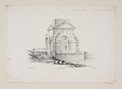 Arkitektonisk motiv af Frederik Schepelern