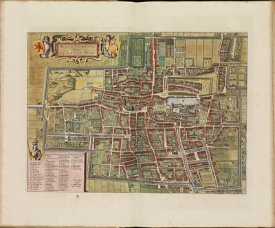 Theatrum ichnographicum omnium urbium et præcipuorum oppidorum Belgicarum XVII Provinciarum peraccurate delineatarum. af Frederik de Wit