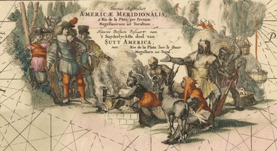 Den sydligere del af Sydamerika, fra Rio de la Plata gennem Magellan-strædet til Toraltum af Frederik de Wit