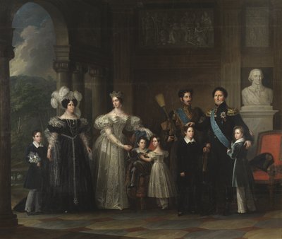 Bernadotte-familien (Sveriges og Norges monarki): Oscar I (1799-1859), Desiree Clary (1777-1860), Josephine de Leuchtenberg (1807-1867), Charles XV (1826-1872), Oscar II (1829-1907) , Charles XIV Jean (1763-1844), Prins Gustave (1827-1852) og Prins af Fredric Westin