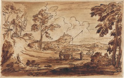 Ved Drambrønden af French 17th Century
