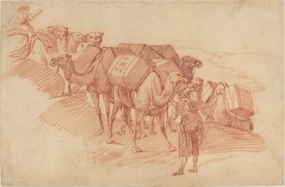 Camel Caravan af French 18th Century