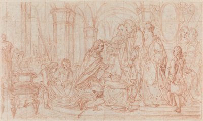 Indvielsesceremoni af French 18th Century