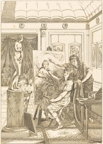 Anacreon Mimic: The Iris Portrait af French 18th Century