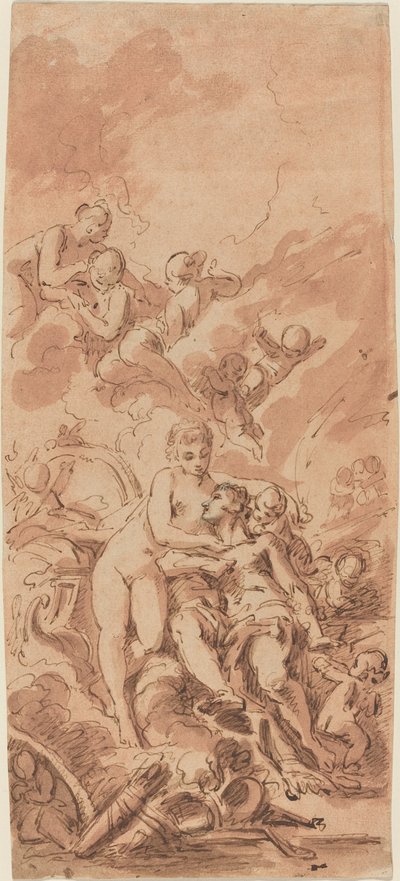Venus ved Vulcans smedje af French 18th Century