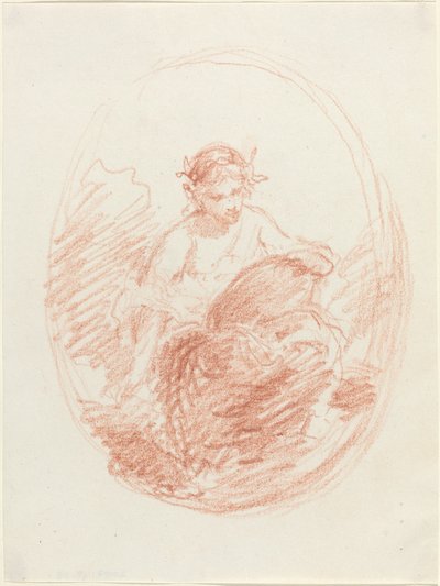 Allegorisk figur af French 19th Century