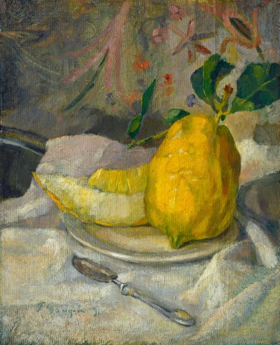Melon og citron af French 19th Century