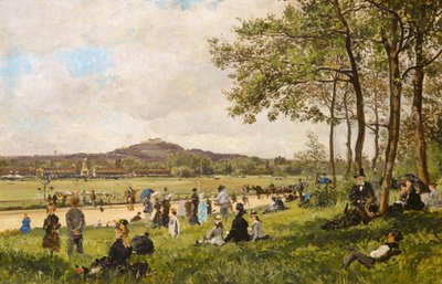 Væddeløbsbane ved Longchamps af French 19th Century