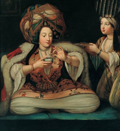 Nyder kaffe, begyndelsen af det 18. århundrede. af French Master