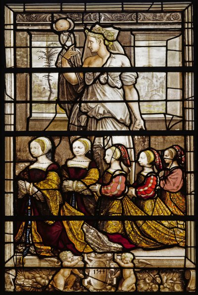 Portræt af døtrene af Anne de Montmorency 1493-1567 og Madeleine af Savoyen 1510-1586, 1544 af French Master