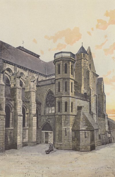 Aigueperse, Eglise, Facade S af French Photographer