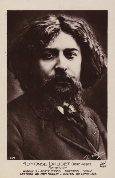 Alphonse Daudet (1840-1897), fransk romanforfatter af French Photographer
