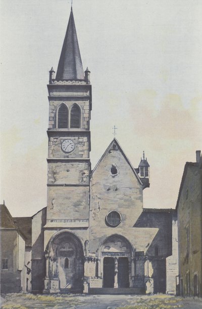 Ambronay, Eglise, Facade O af French Photographer