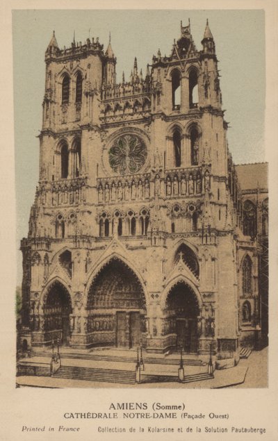 Amiens, Notre Dame-katedralen af French Photographer