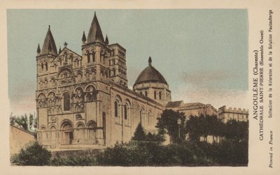 Angouleme, Charente, Saint-Pierre-katedralen af French Photographer