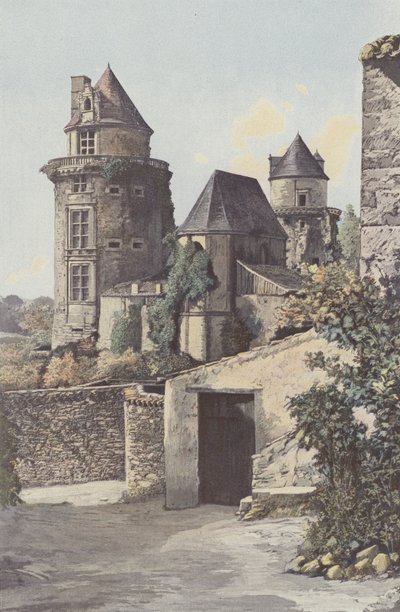Apremont, Chateau, Corner Tower og Chapel af French Photographer