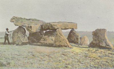 Arcay, Dolmen de Rochebillaude, Cote lateral S af French Photographer