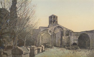 Arles, Les Alyscamps, Saint-Honorat kirke af French Photographer